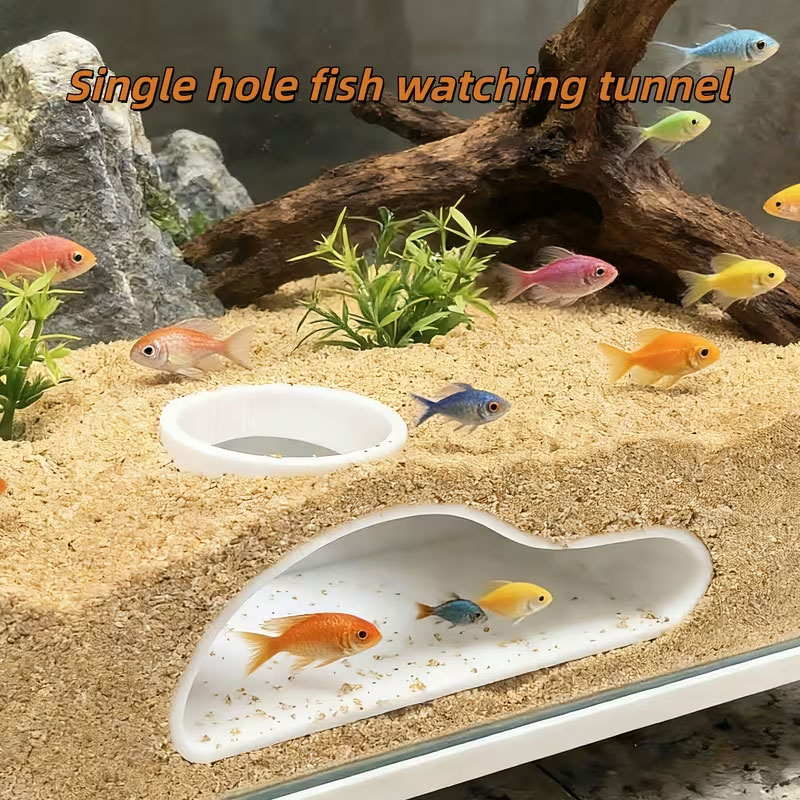 Aquarium Plant Substrate - 아크어리움 물고기 터널 은신처 | 구피,