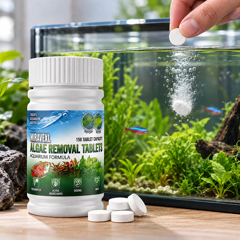 Planted Aquarium Cleaning - 미라벡스 150정, 어항용 조류 제거제, 수족관