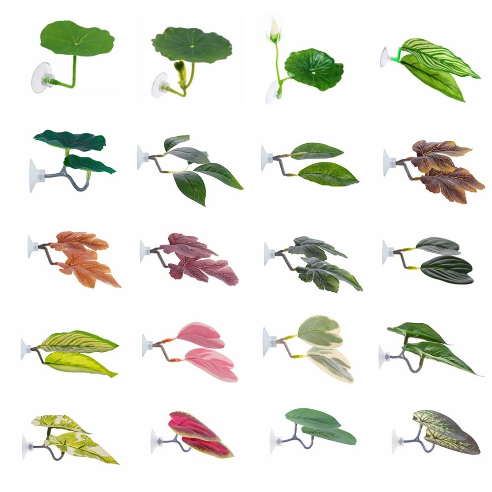 플라스틱 베타 물고기 휴식 잎 모형 연꽃 잎/인공 잎  - Aquarium Plant Holder 리뷰 및 가격