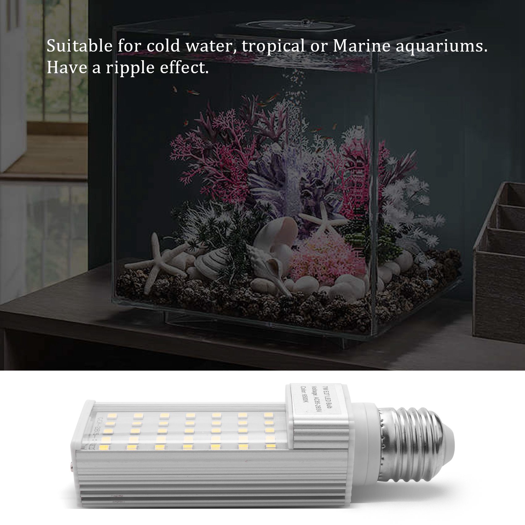 A56P-피쉬팟 화이트 플랜트 아쿠아리움 7W 성장등  - Aquarium Plant Light 리뷰 및 가격