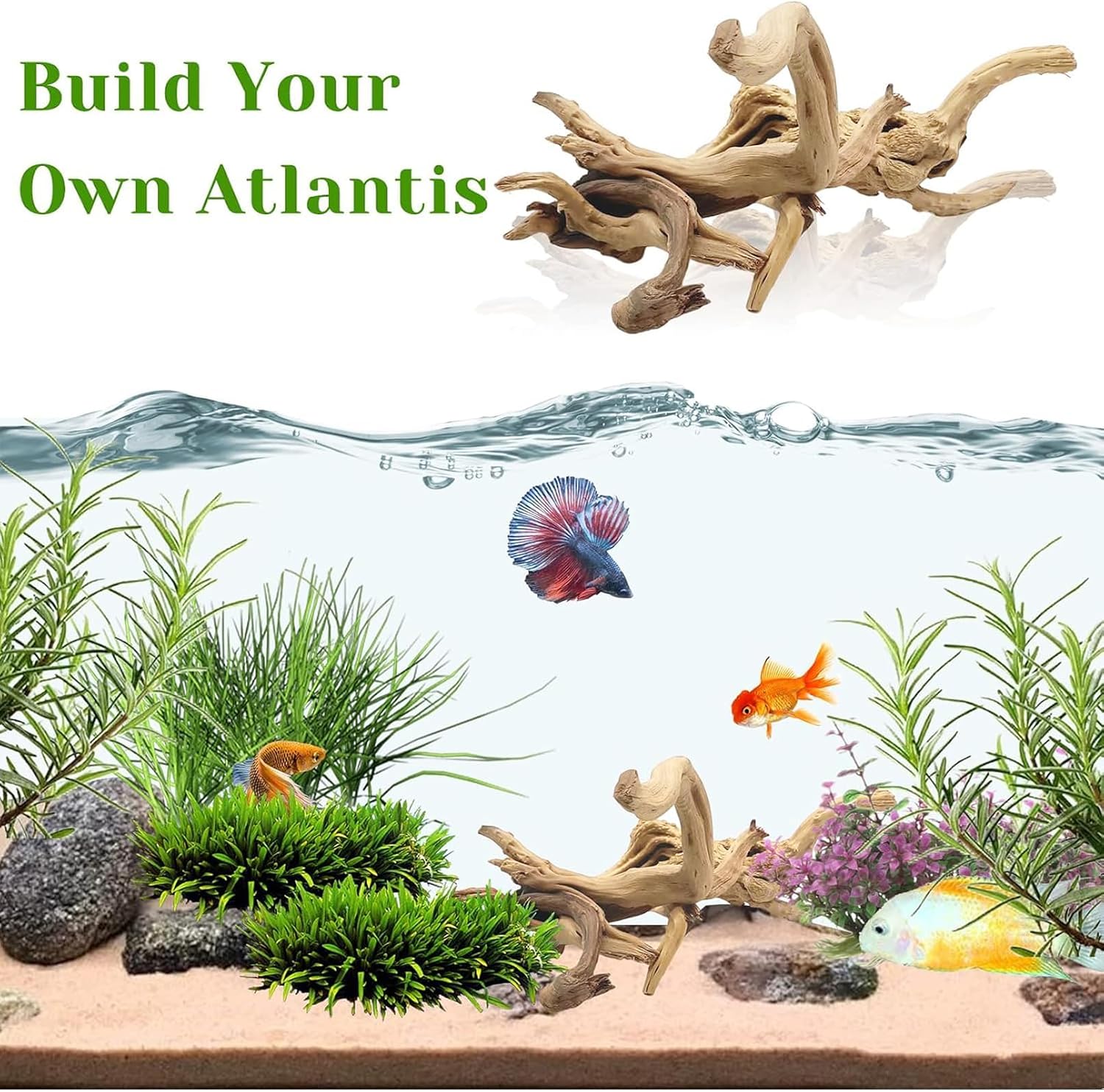 1PC 20-25CM 자연산 유목 스파이더 우드 수족관 - Aquarium Driftwood 리뷰 및 가격