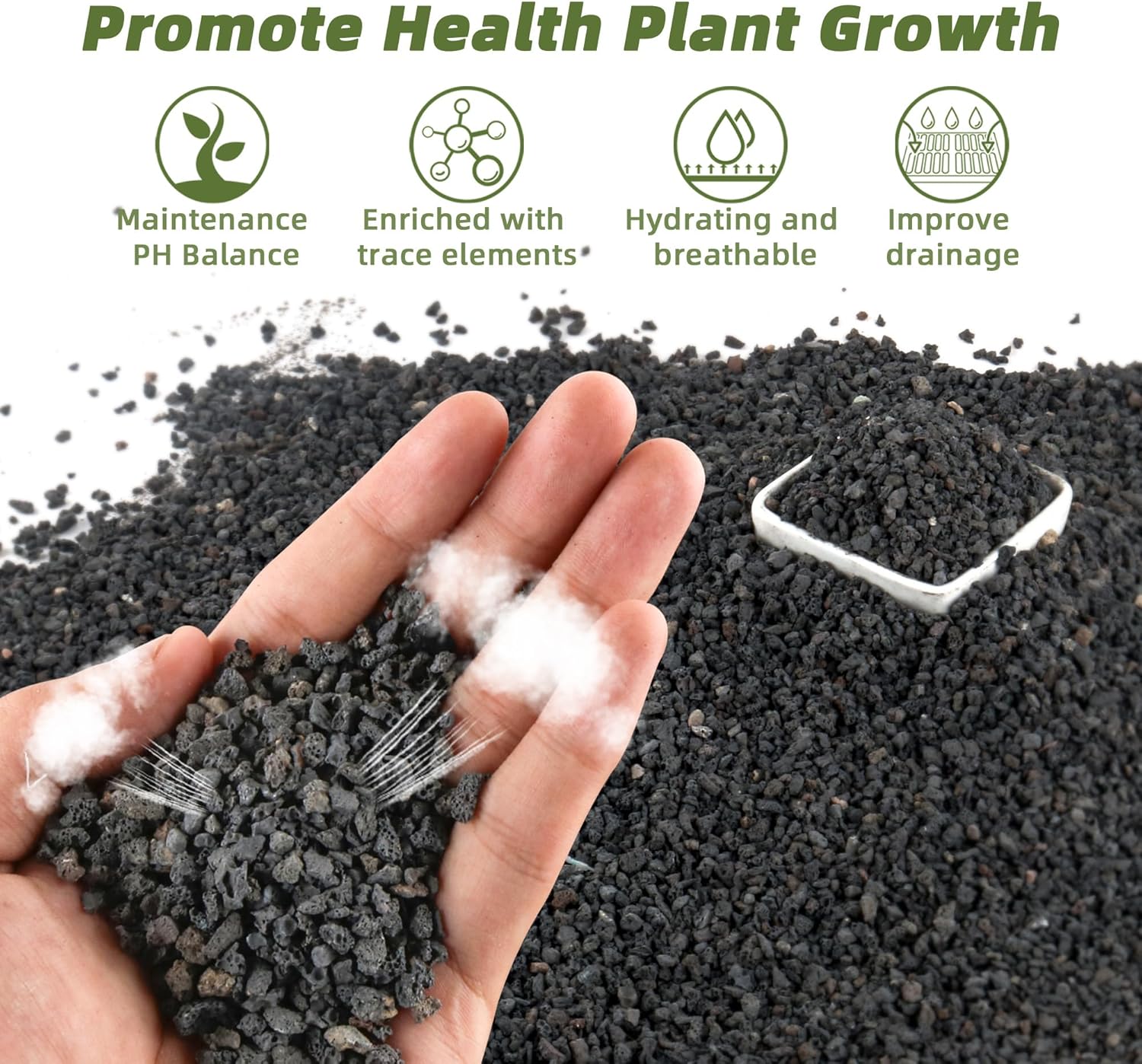 3파운드(약 1.36kg)의 검은색 수족관 여과재, 3 - Plant Aquarium Pot 리뷰 및 가격