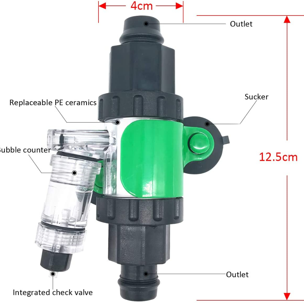 이산화탄소 용해기 CO2 디퓨저는 수족관 물고기 탱크  - Aquarium Liquid Carbon 리뷰 및 가격